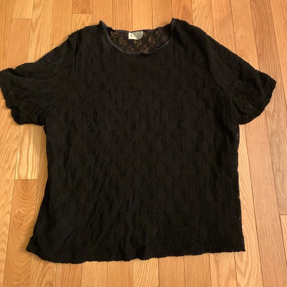 Black Lace Shirt - Picture 1 of 5